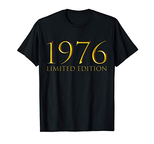 44 Años Cumpleaños Hombre Mujer Regalo Deco Divertido 1976 Camiseta