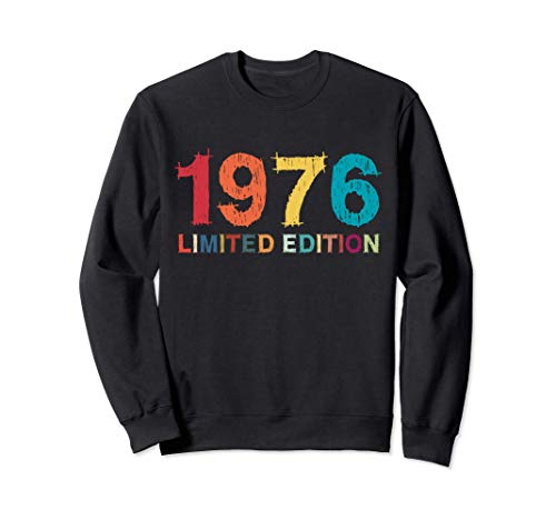 44 Años Cumpleaños Hombre Mujer Regalo Deco Divertido 1976 Sudadera