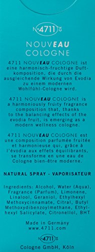 4711 Nouveau Cologne agua de colonia Vaporizador 50 ml