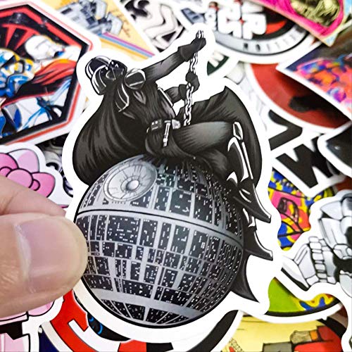 50 Piezas Planet Wars Stickers Baby Yoda Toy Star Styling Decal Stickers para Graffiti Car Covers Skateboard Motorcycle Stickers