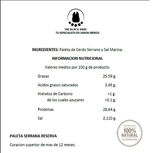 5Kg+ Paleta Serrana Curada Reserva