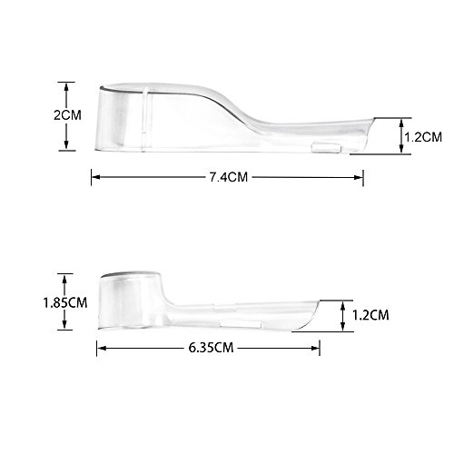 8 paquetes de fundas para cabezales de cepillo de dientes compatibles con cabezales eléctricos de cepillo de dientes Oral-B