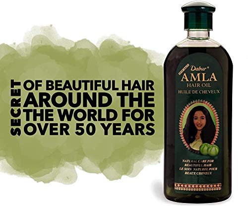 Aceite para el cabello Dabur Amla para el crecimiento natural del cabello y cabello sedoso 200ml