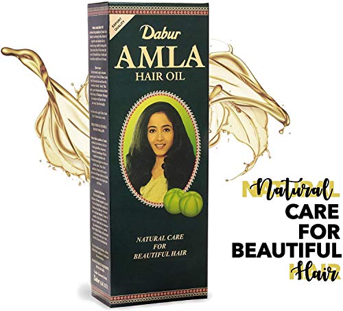 Aceite para el cabello Dabur Amla para el crecimiento natural del cabello y cabello sedoso 200ml