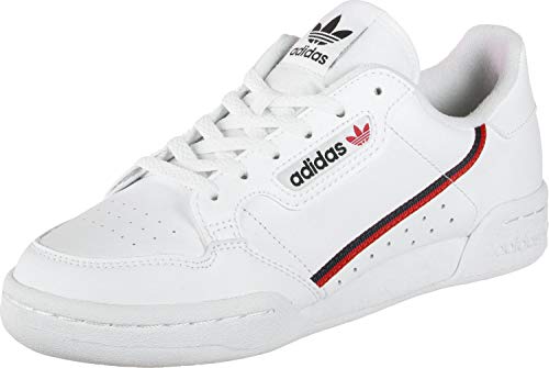 Adidas Continental 80 J, Zapatillas de Deporte Unisex niño, Blanco (Ftwbla/Escarl/Maruni 000), 38 EU