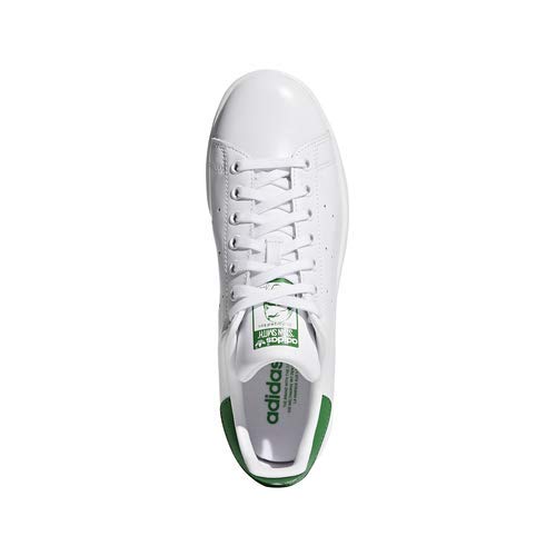 Adidas Stan Smith, Zapatillas de Deporte para Hombre, Blanco (Running White Footwear/Running White/Green), 40 2/3 EU