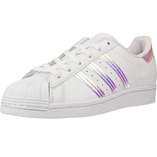 adidas Superstar, Sneaker Unisex-Child, Footwear White/Footwear White/Footwear White, 33 EU