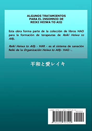 Algunos tratamientos para el insomnio de Reiki Heiwa to Ai ®