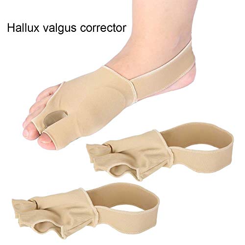 Alisador de, funda protectora con almohadillas elásticas de gel para juanetes, corrector ortopédico de hallux valgus superpuesto para el dedo del pie, martillo para el dolor de los dedos del pie