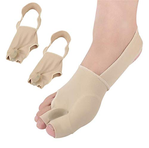 Alisador de, funda protectora con almohadillas elásticas de gel para juanetes, corrector ortopédico de hallux valgus superpuesto para el dedo del pie, martillo para el dolor de los dedos del pie