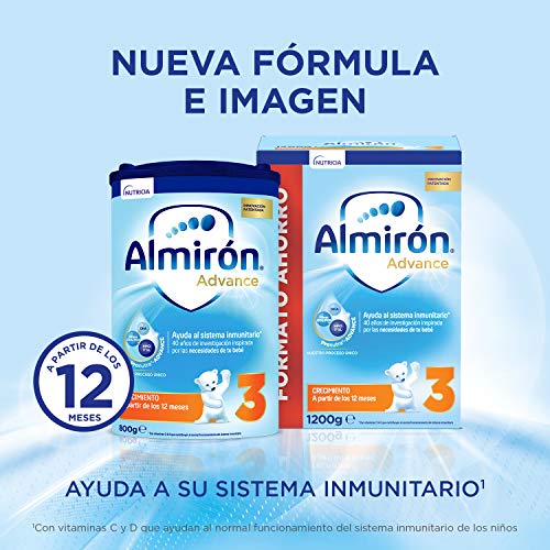 Almirón Advance 3 Leche de Crecimiento en Polvo Desde los 12 Meses - 1200 g