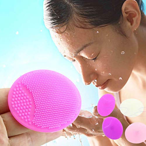 Almohadilla de lavado en caliente, exfoliante para rostro, espinillas, limpieza facial, cepillo de limpieza facial para baby shower