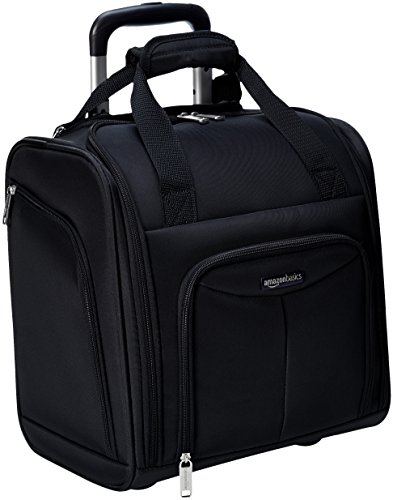 AmazonBasics - Equipaje para llevar bajo el asiento, Negro