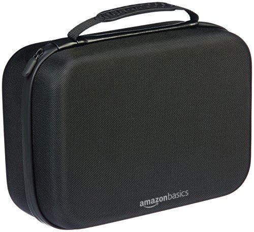 AmazonBasics - Funda de viaje y almacenamiento de juegos, para Nintendo Switch - Negro