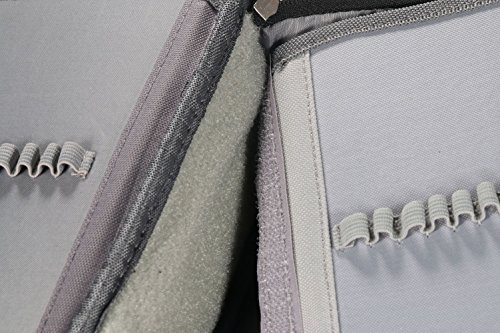 AMGOMH Estuches, 72 ranuras portalápices Caja de lápiz de Estudiantes Organizador Estuche Escolar de caso lapices de colores lápiz bolsa de arte dibujo Estuches Escolares Pencil Case (Negro)