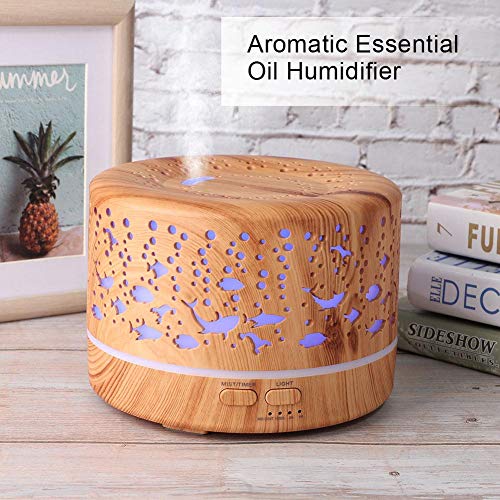 AMONIDA Humidificador aromático Conveniente del Aceite Esencial 500-700ml, Niebla casera del difusor del Aire, para(110~240V, European Standard)