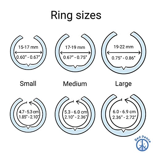 Anillo Antironquidos | La Solución Más Discreta para No Roncar | Acupresión | Eficacia Probada | Fácil y Cómodo de Usar | Dispositivo Antirronquidos | Manual Instrucciones Incluido | BedPeace