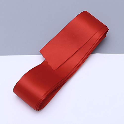 Artibetter 1 Rollo 10 M Cintas de Envoltura de Regalo de la Cinta del Grosgrain Doble Cara de Bricolaje para el Embalaje de artesanía Cintas de Lazo (Rojo)