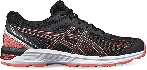 Asics Gel-Sileo, Running Shoe Unisex-Adult, Negro/Papaya, 40.5 EU