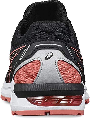 Asics Gel-Sileo, Running Shoe Unisex-Adult, Negro/Papaya, 40.5 EU