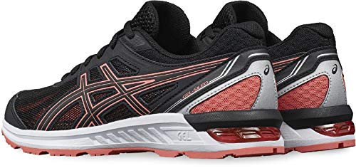 Asics Gel-Sileo, Running Shoe Unisex-Adult, Negro/Papaya, 40.5 EU