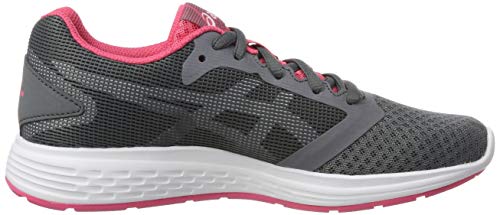 Asics Patriot 10, Zapatillas de Running para Mujer, Gris (Steel Grey/White 022), 38 EU