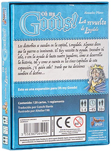 Asmodée-Oh My Goods La Revuelta de Longsdale-Español, Color (LKGOMG02ES)