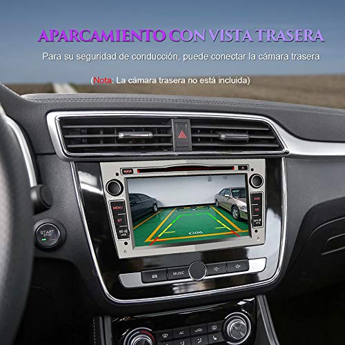 AWESAFE Radio Coche 7 Pulgadas con Pantalla Táctil 2 DIN para Opel, Autoradio con Bluetooth/GPS/FM/RDS/CD DVD/USB/SD, Apoyo Mandos Volante, Mirrorlink y Aparcacimiento (Gris)