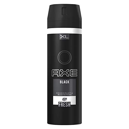 AXE Black - Desodorante Bodyspray para hombre, 48 horas de protección, 200 ml