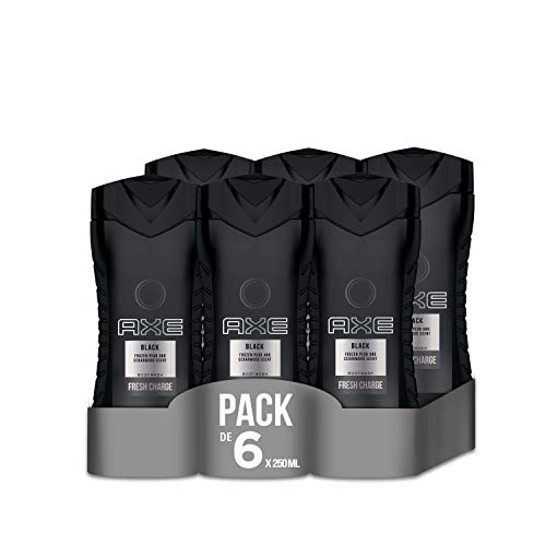 Axe Black - Set de 6 geles de ducha (6 x 250 ml)