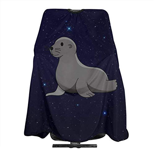 Baby Sea Leon Elephant Seal - Capa unisex para peluquería o peluquería para hombre o mujer, talla 55 66 pulgadas