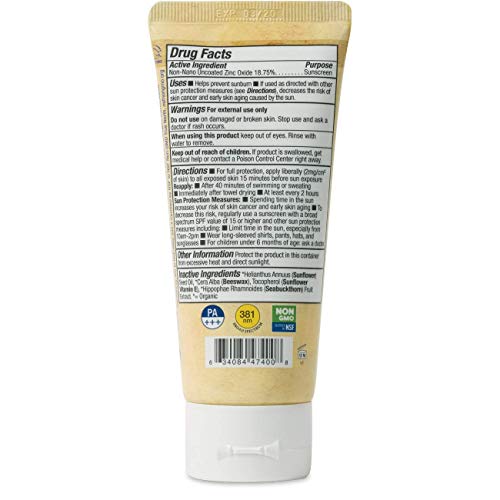 Badger All Natural Sunscreen, SPF 30, Unscented 2.9 oz (87 ml) by H&B Amazon - Test