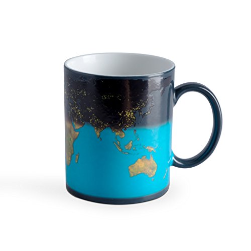 Balvi Mug Sunrise Cambia de Color! Taza con Dibujo de la Tierra Capacidad: 290ml Cerámica