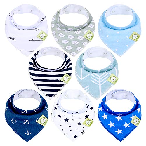 Bavoirs bandanas pour bébés -Bavoirs bandanas KeaBabies pour garçons et filles - Bavoirs bandanas ultra absorbants - Bavoirs pour bébé qui fait ses dents (Adventurer)