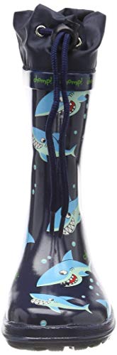 Beck Sharks, Botas de Agua para Niños, Azul (Dunkelblau 05), 31 EU