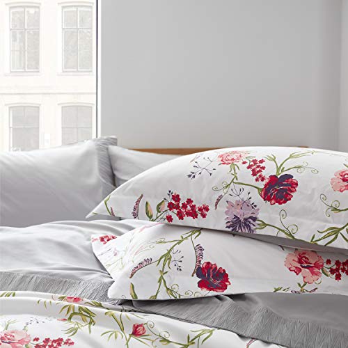 Bedsure Funda Nordica Cama 150/135 Flores - Funda Edredon 220x230cm con 2 Fundas de Almohada 40x75cm, 3 Piezas, Muy Suave