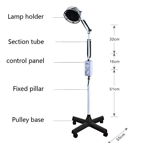 BEIAKE TDP Terapia De Calefacción De La Lámpara Infrarrojo Lejano para El Alivio del Dolor De Articulaciones, Médico De La Lámpara De Calor Terapia De La Artritis, Ciática, Tensión Muscular