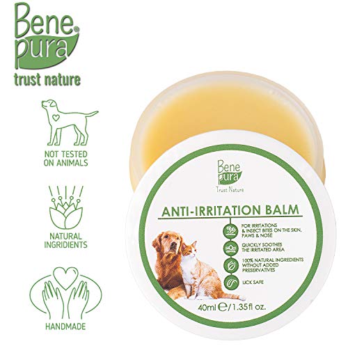 Bene Pura Trust Nature Bálsamo para Mascotas 100% Natural Anti-irritación - para Patas, Nariz y Piel - para Perros y Gatos