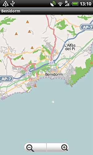 Benidorm, Calpe Street Map