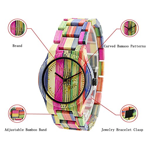 Bewell Casual reloj de pulsera de poco peso Mujer Reloj De Cuarzo Analógico Reloj w105dg