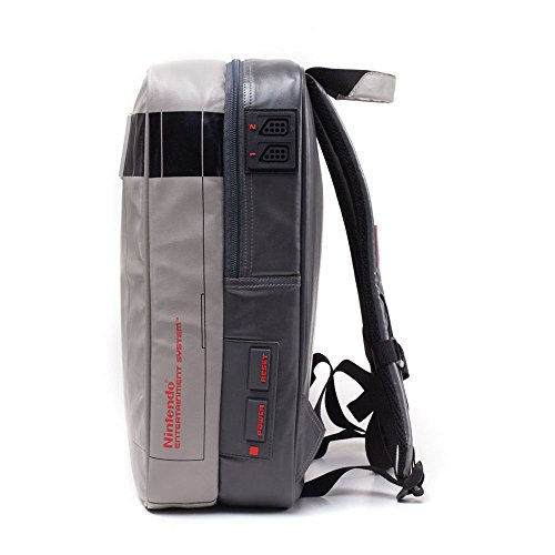 Bioworld Nintendo Nes - Mochila escolar (50 cm), color gris