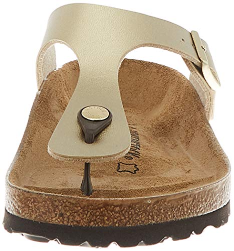 Birkenstock Gizeh, Mule para Mujer, Oro, 38 EU