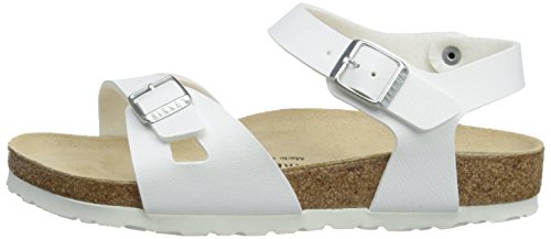 Birkenstock Rio, pestaña Trasera para Niñas, Blanco, 38 EU