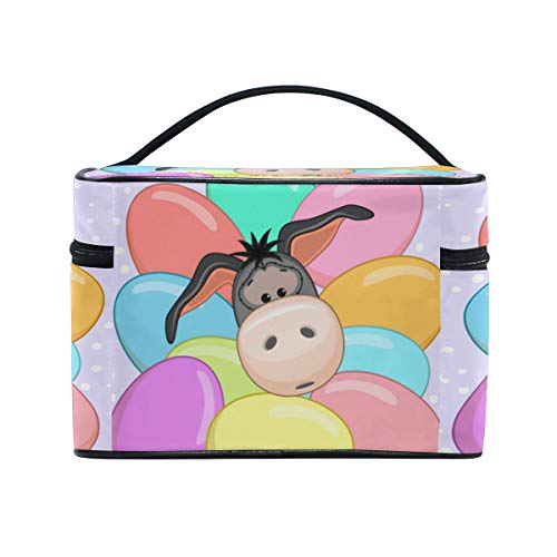 Bolsa de maquillaje, burro con huevos, neceser organizador de almacenamiento, bolsa de viaje grande, el mejor regalo para adolescentes y mujeres