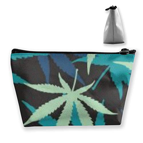 Bolsa de maquillaje duradera e impermeable, cachorro de perro y limón, bolsa trapezoidal, bolsa de viaje para lavar, bolsa de cosméticos, portalápices con cremallera