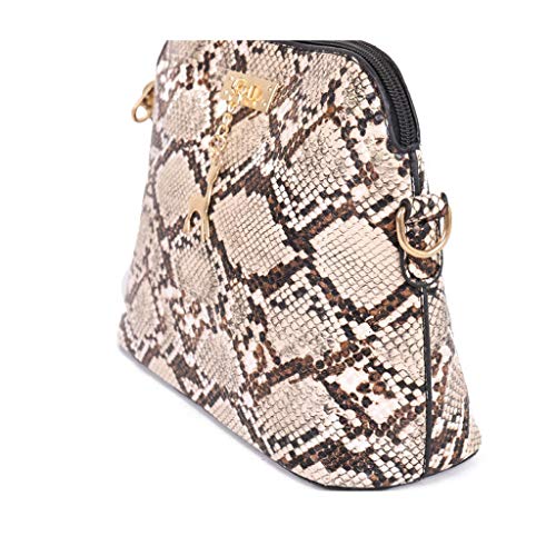 Bolsos Bandolera para Mujer Pequeños Verano 2019 Bolsos de Hombro Mujer Crossbody con Cadena Bolsos de Fiesta Carteras Mujer Piel PU Estampados Serpiente