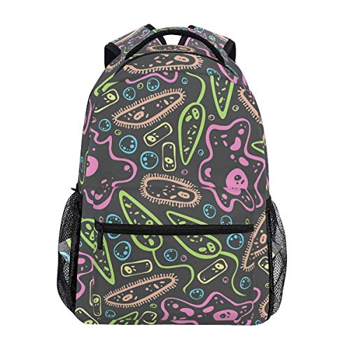 Bolsos De Hombro Ajustables,Niños/Adultos Bolsa De Viaje,Mochila Grande,Hombres Mujeres,Bolsa para La Escuela,Bajo El Microscopio