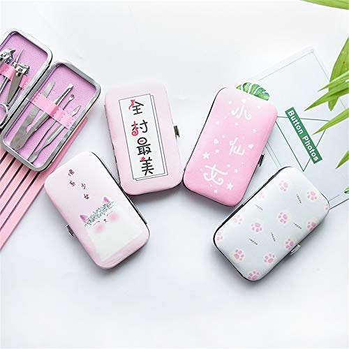 BOROK Kit De Uñas,Nuevo Cortador De Uñas De Dedo del Pie Herramientas De Manicura Set Nail Clippers Manicure Nail Tools Set De Manicura para Cortaúñas para Limpiar Las Manos O Las Uñas Cortauñas Uña