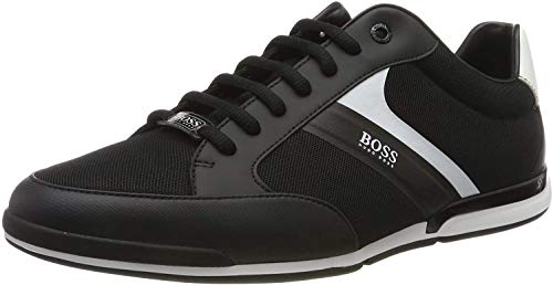 BOSS Saturn_lowp_Meth, Zapatillas para Hombre, Negro (Black 1), 39 EU