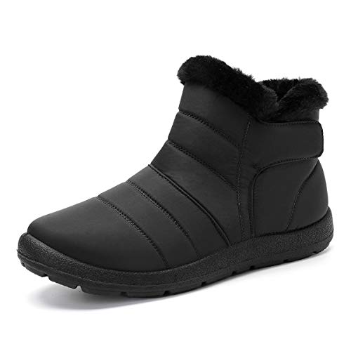 Botas de Nieve para Hombres,Mujeres,Niños,gracosy 2019 Invierno Cálido Al Aire Libre Suela Blanda Ultralight Cómodo Relajado A Pie Botines Plano Antideslizante Que Caminan